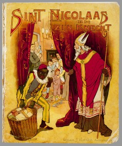 Sint Nicolaas en Knecht schenkman